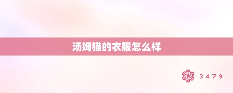 汤姆猫的衣服怎么样